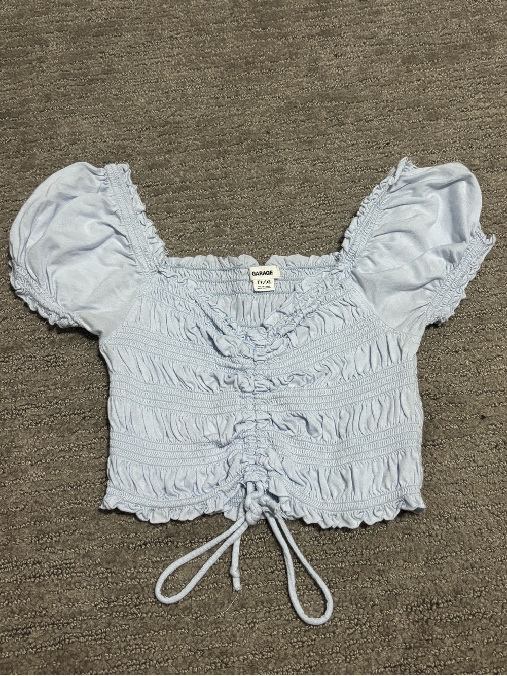 Garage crop top